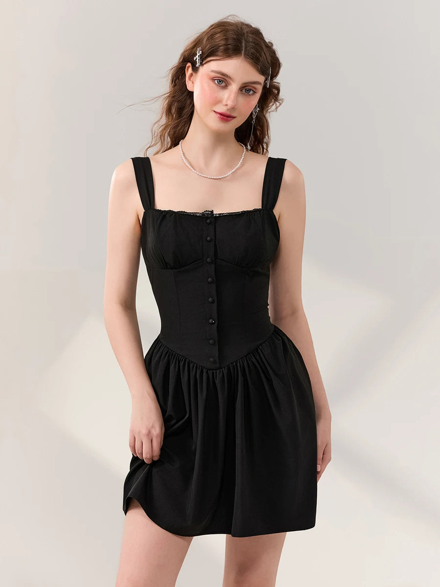 Women Sleeveless A-Line Dress