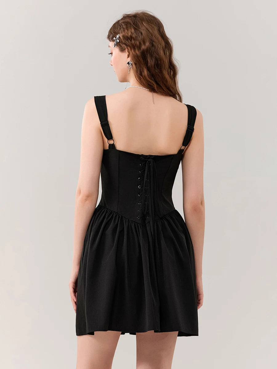 Women Sleeveless A-Line Dress