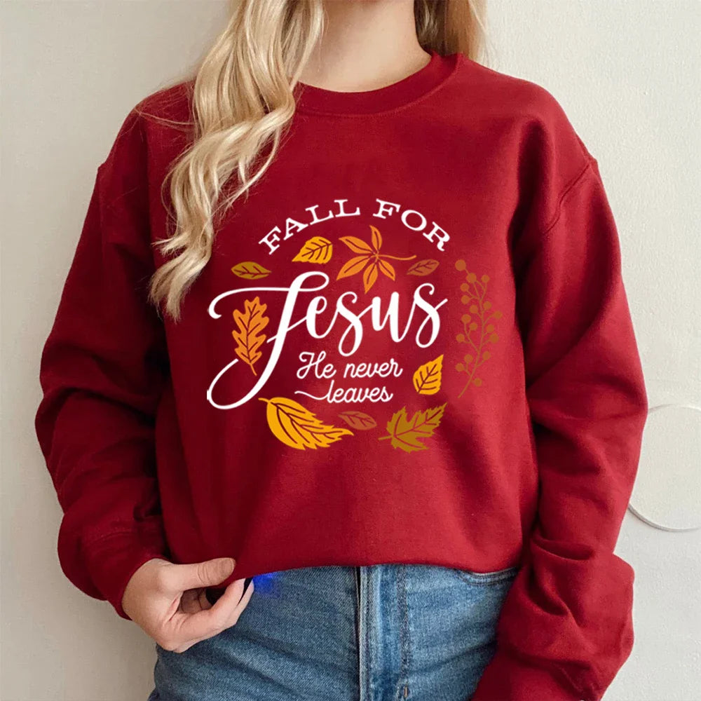 Fall Unisex Love Jesus Vintage Sweatshirt