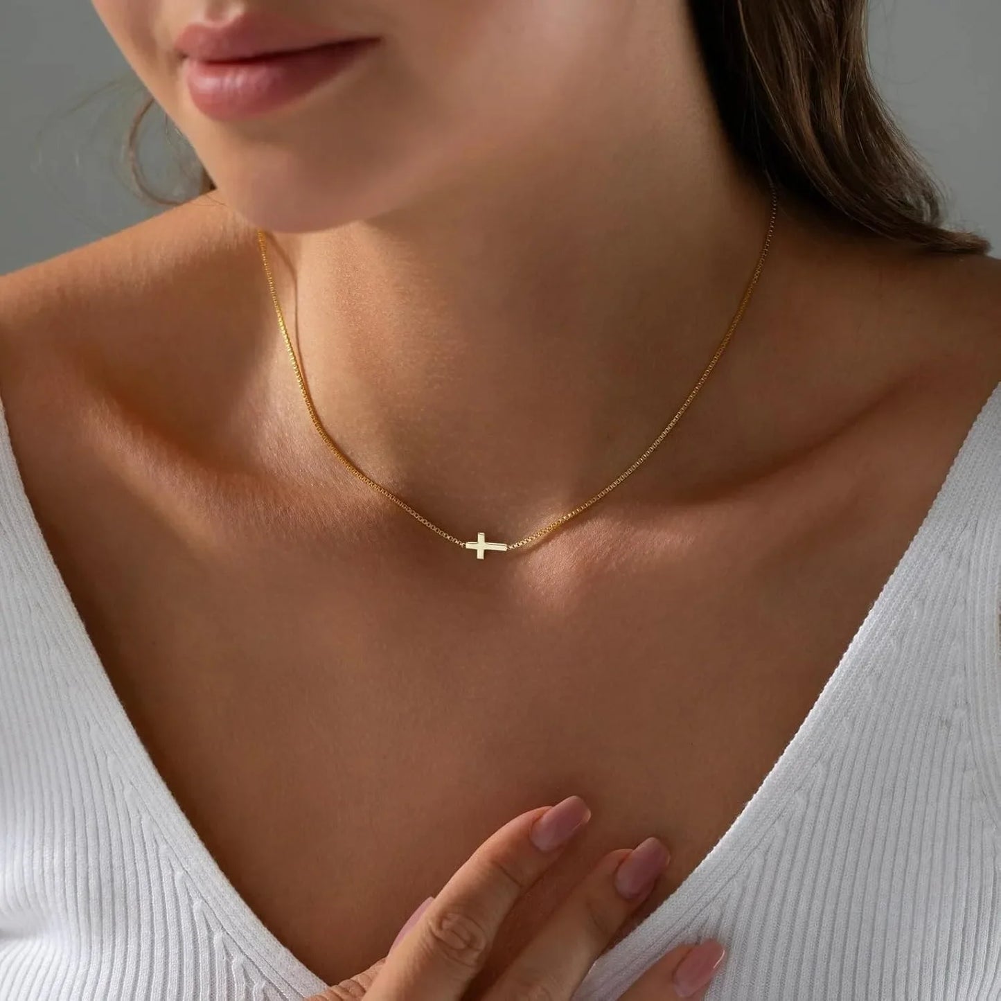 Cross Necklace Modern