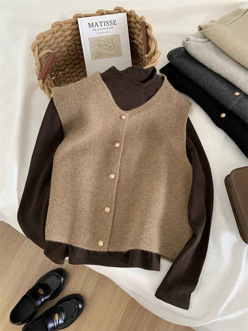 Soft Knitted vest for women