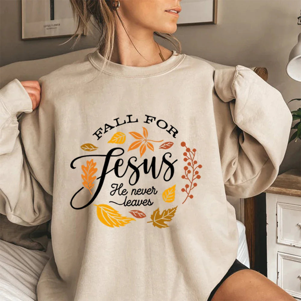 Fall Unisex Love Jesus  Vintage Sweatshirt