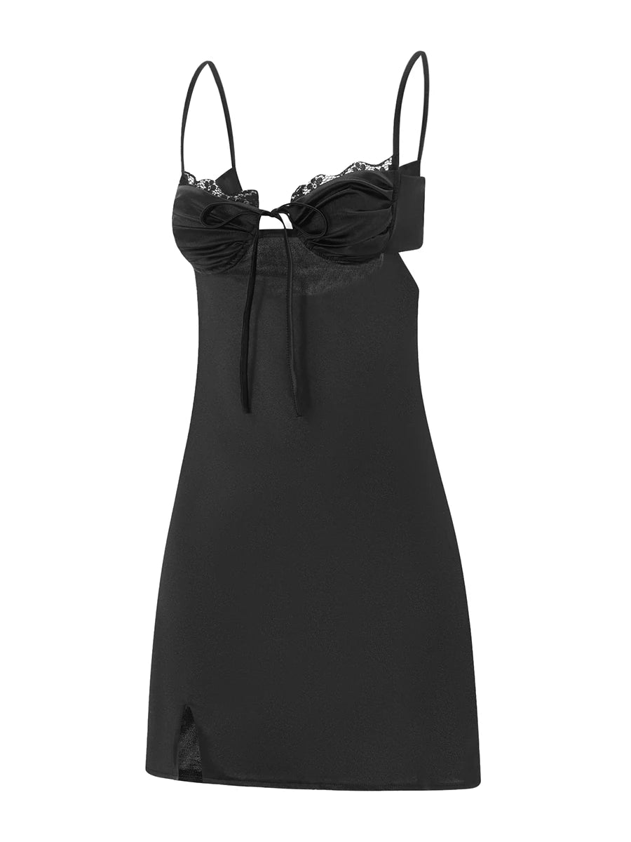V-Neck Sleeveless Short Dress