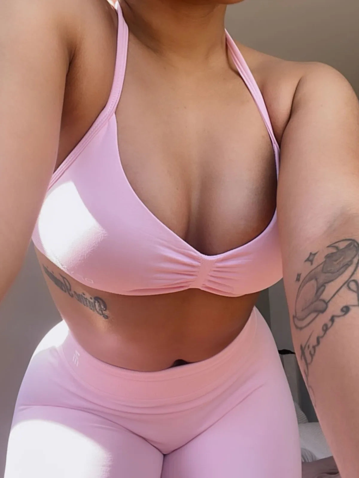 Strappy Bra Gym Top