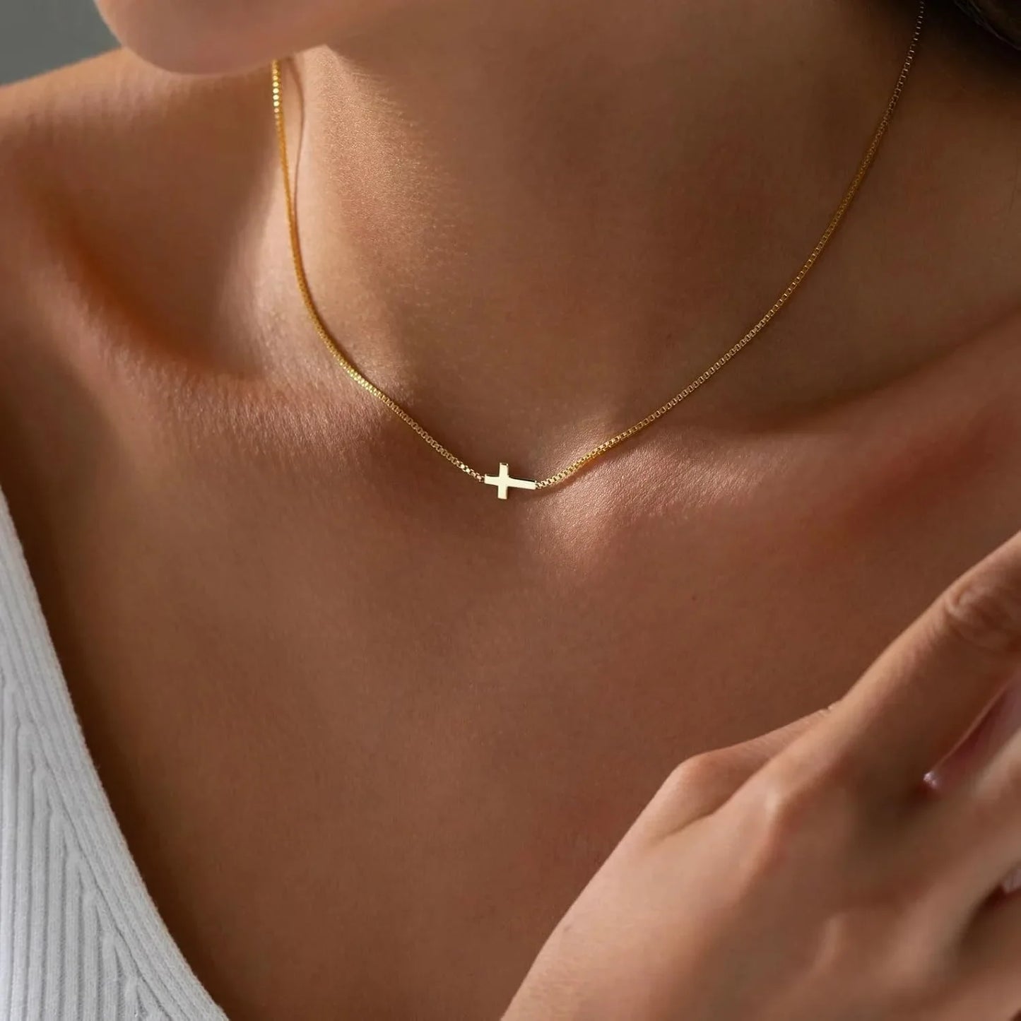 Cross Necklace Modern