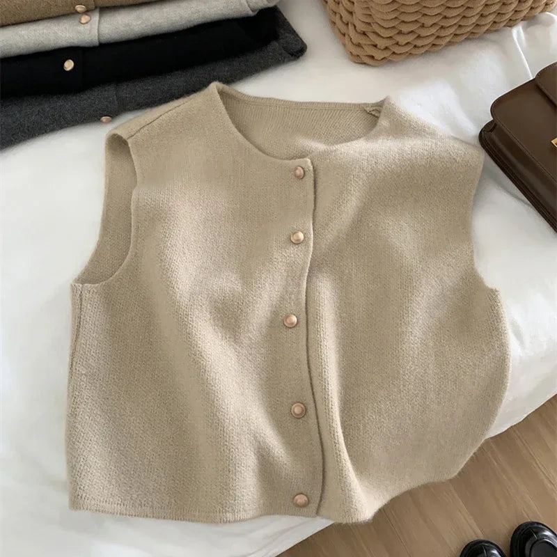 Soft Knitted vest for women