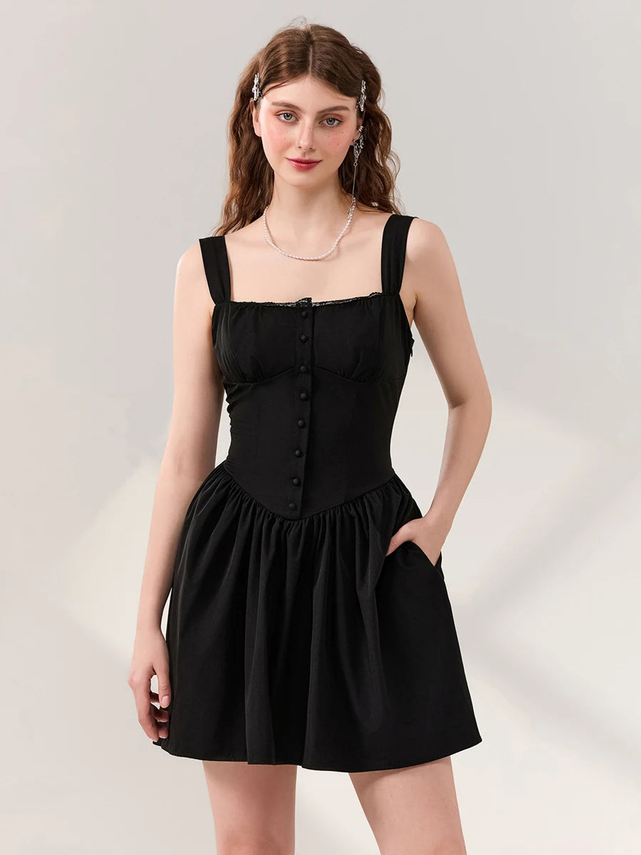 Women Sleeveless A-Line Dress