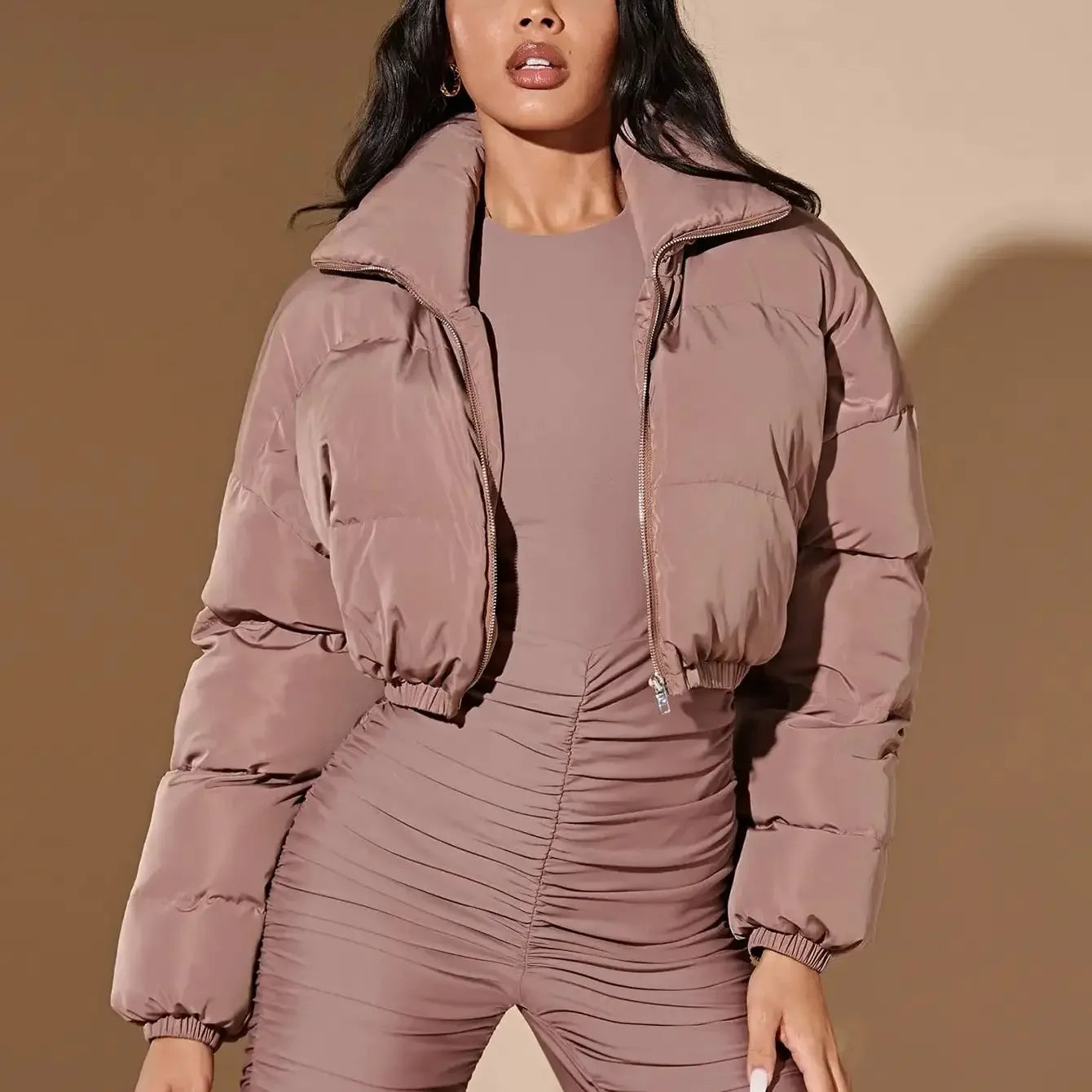 American short women winter coat