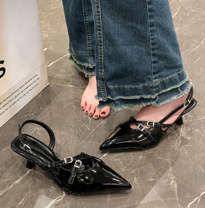 New Pointed Simple Shallow Mouth heels