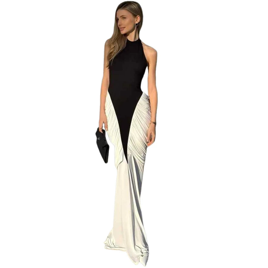 Luxury Folds Maxi Dress