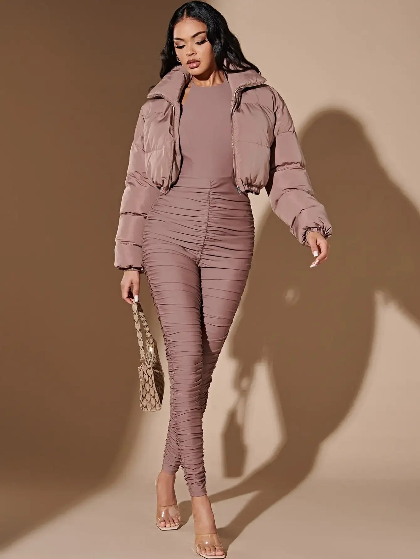 American short women winter coat