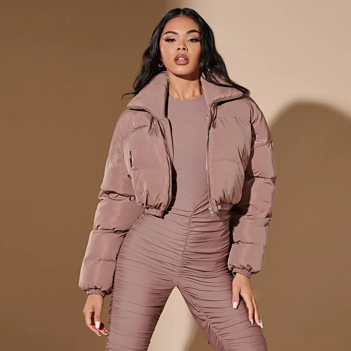 American short women winter coat
