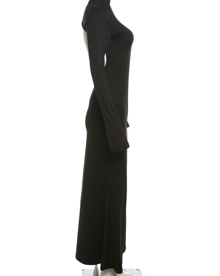 Backless maxi dress