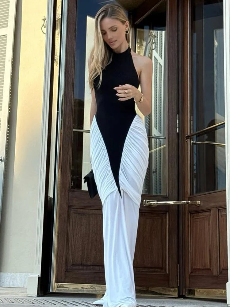 Luxury Folds Maxi Dress