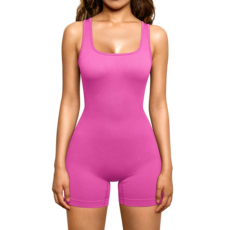 High Elastic Integrated Tight Fitting Jumpsuit