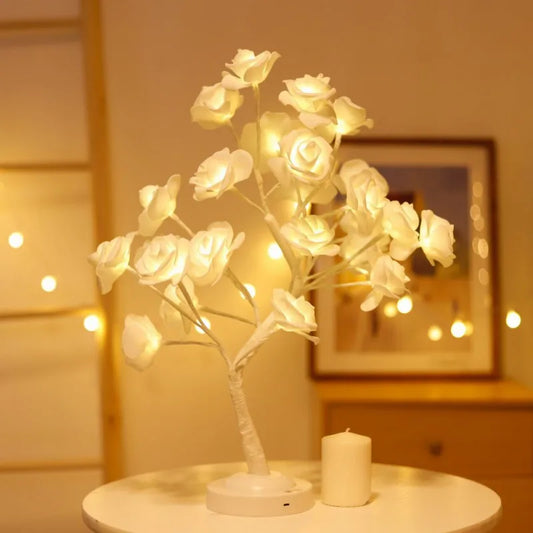 16 Colors Rose Bonsai Tree Lamp