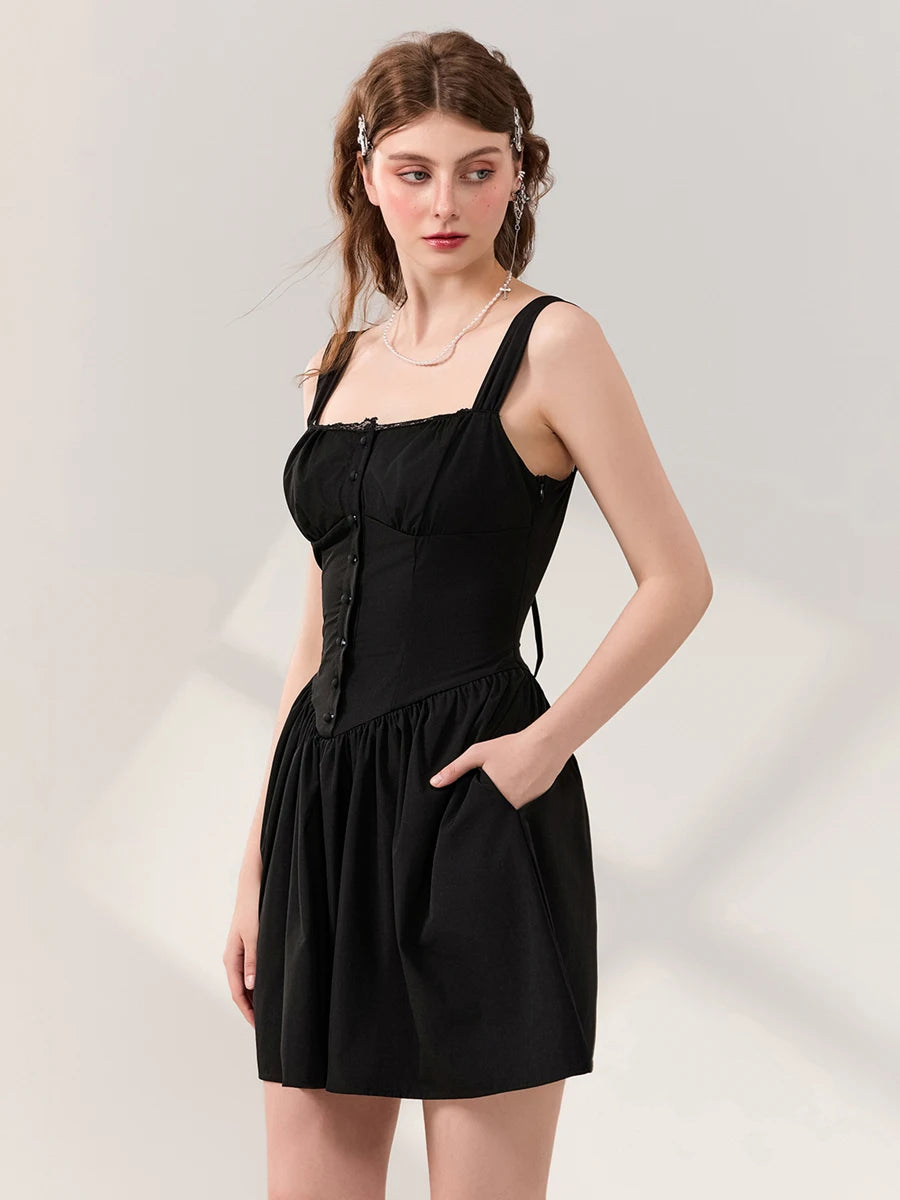 Women Sleeveless A-Line Dress