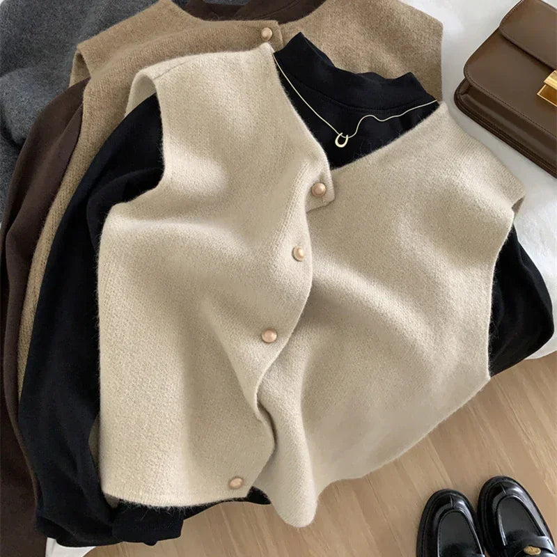 Soft Knitted vest for women