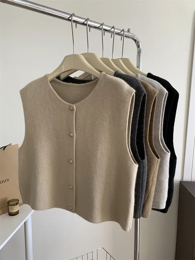 Soft Knitted vest for women