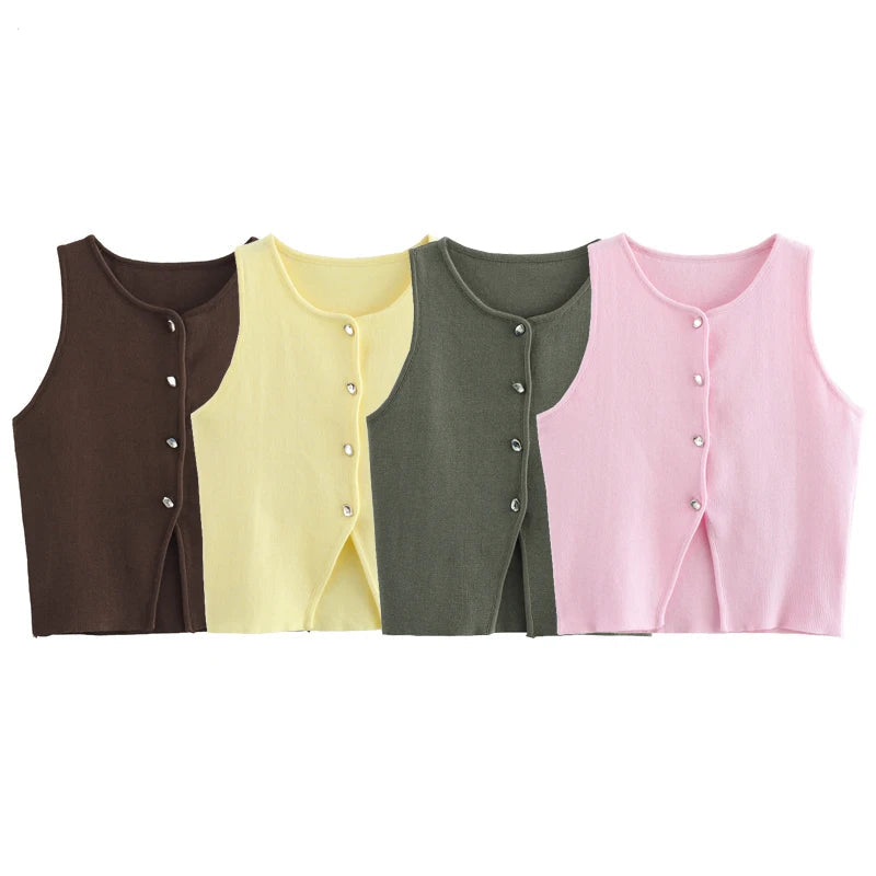 Knit Sleeveless Vest