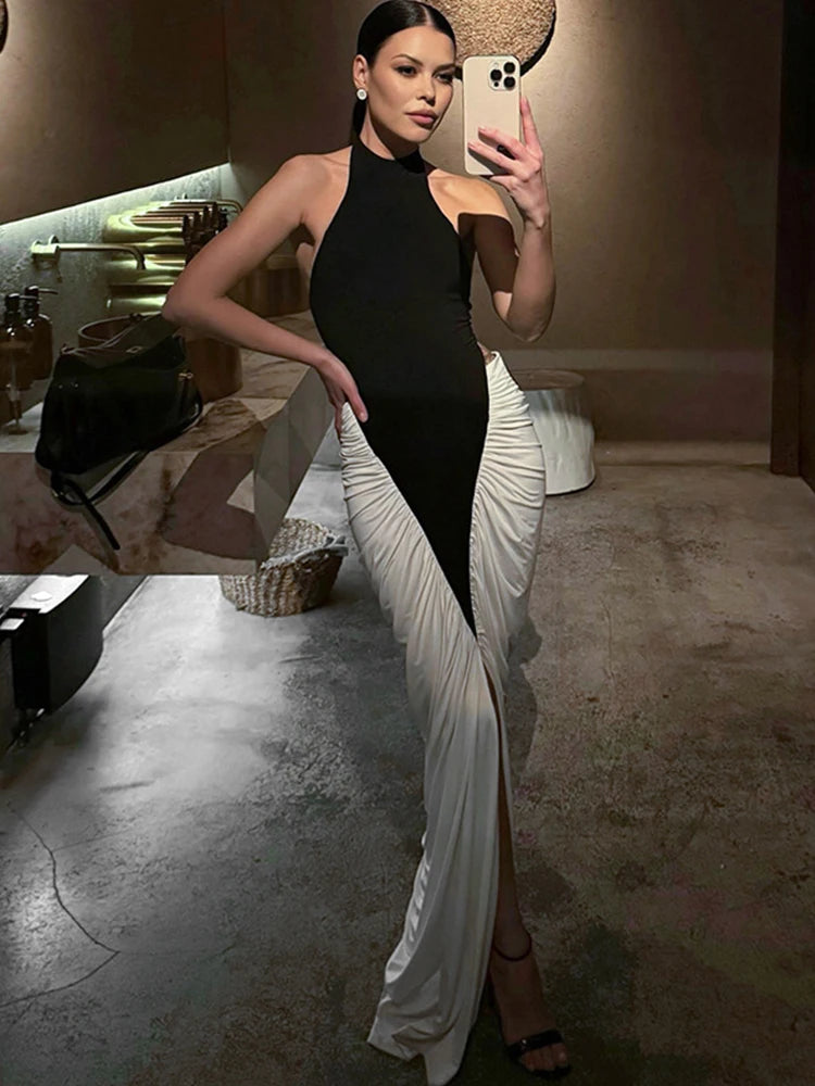 Luxury Folds Maxi Dress
