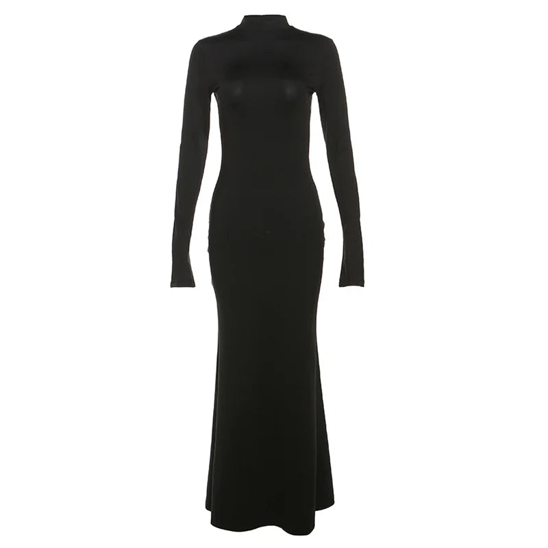 Backless maxi dress